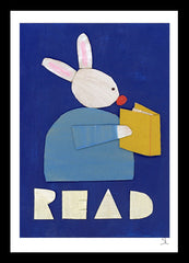 Read (Friendly Reminder)-36 x 51.5-Black Box Frame