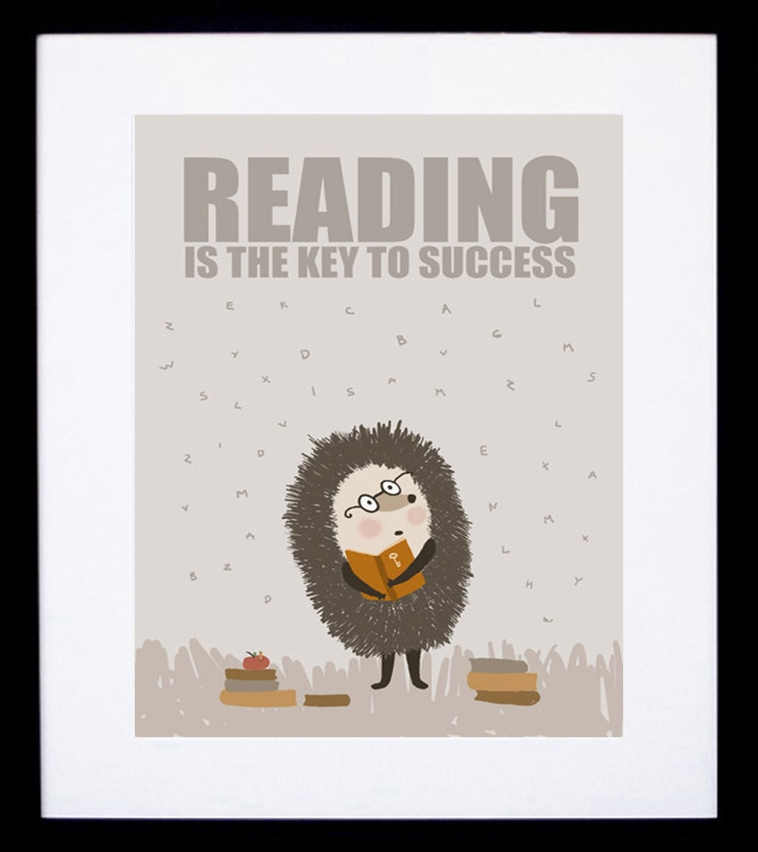 Reading Is The Key To Success Framed