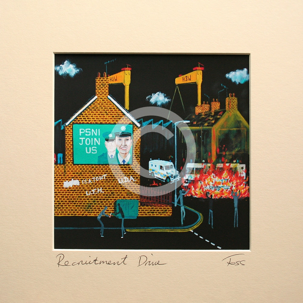 Print - Recruitment Drive-15 x 15-Unframed