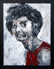 Original - Red Dress Framed