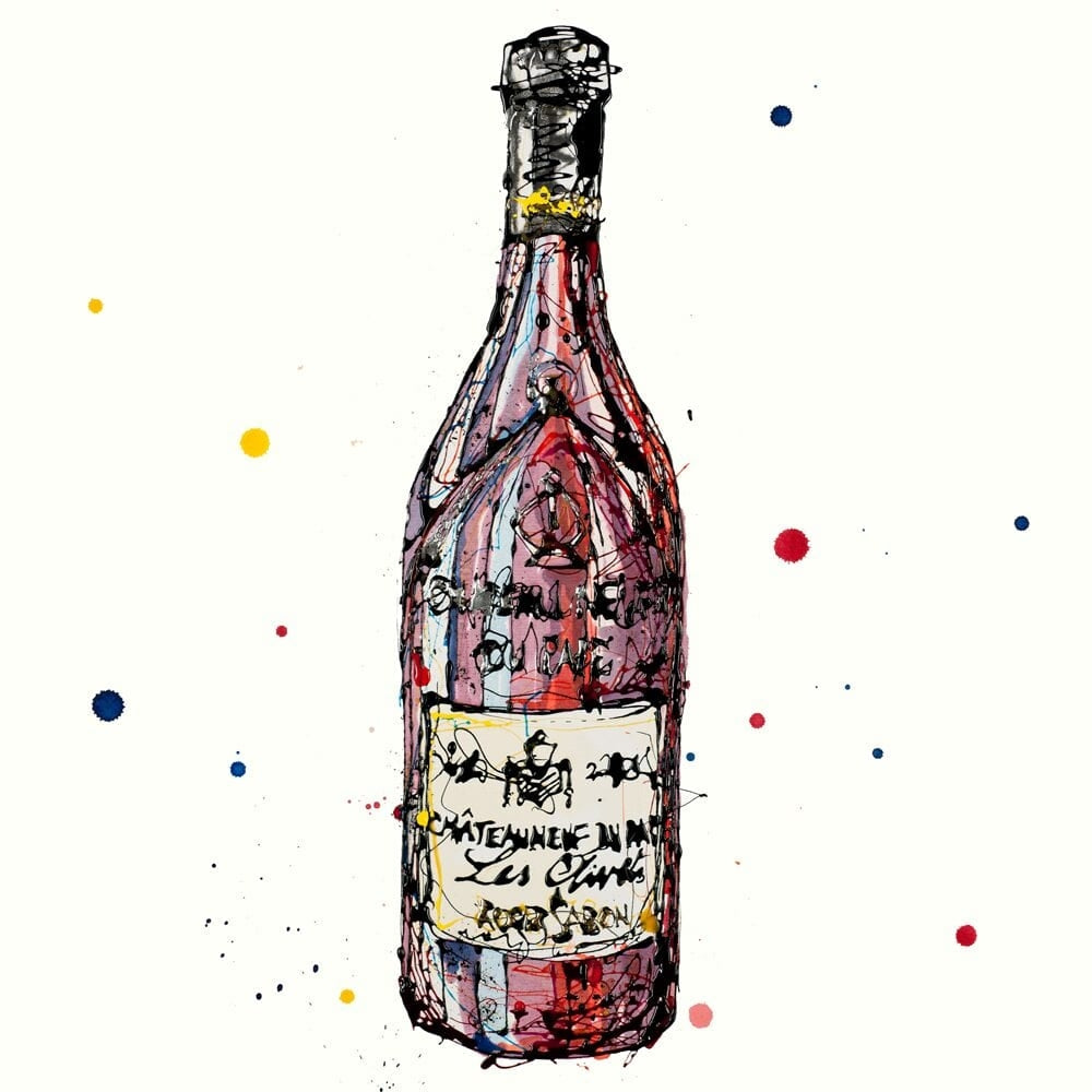 Print Open Edition Drinks - Red-30 x 30-Unframed