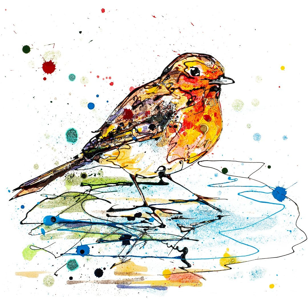 Print Open Edition Floral - Reflect-30 x 30-Unframed