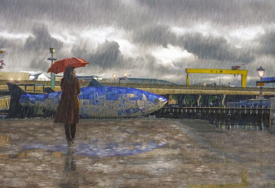 Belfast - Rain Series - Reflections