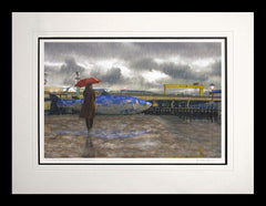 Belfast - Rain Series - Reflections Frame Black Flat 60x47.5