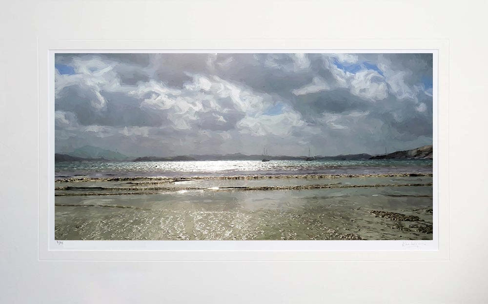 Co Donegal - Reflections Tra Beag Unframed 71x45