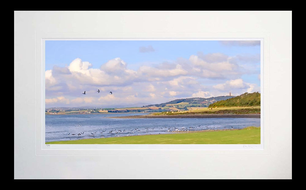 Co Down - Returning to Strangford Flat Black Frame