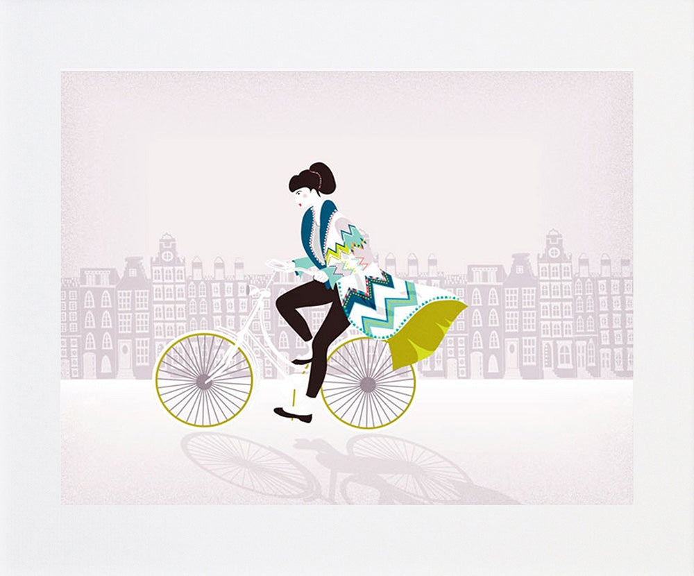 Riding In The City Unframed