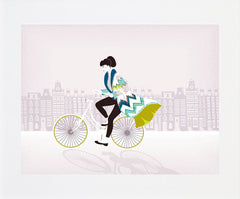 Riding In The City Unframed