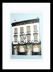 Belfast - Robinsons Bar Black Frame