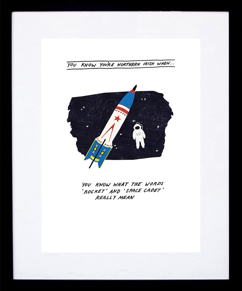 Northern Irish - Rocket Black Frame