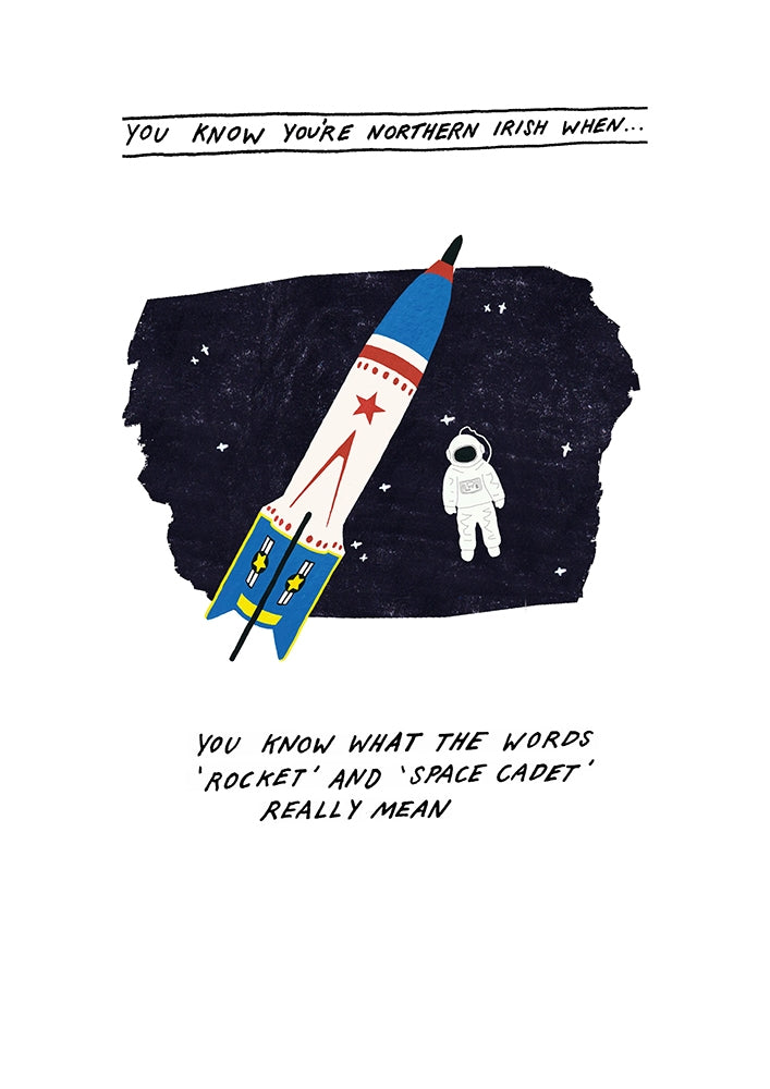 Northern Irish - Rocket Unframed
