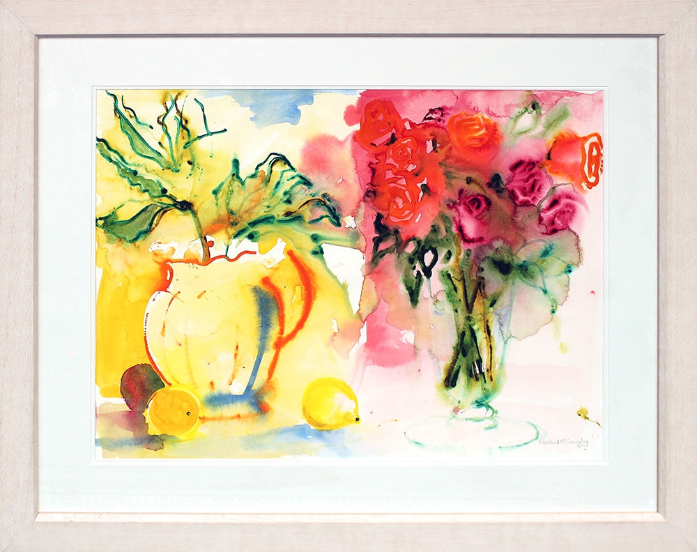 Roses and Lemons - Framed