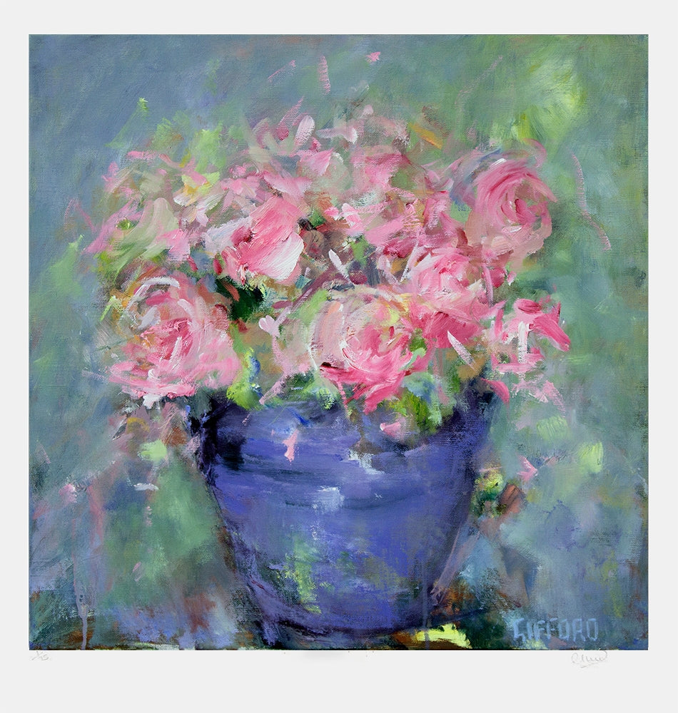 Print - Pink Roses - Unframed