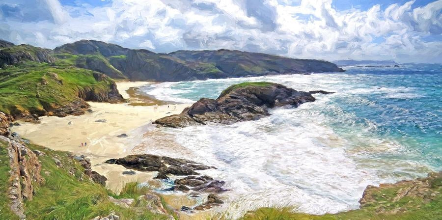 Co Donegal - Above Murder Hole Beach Rosguill