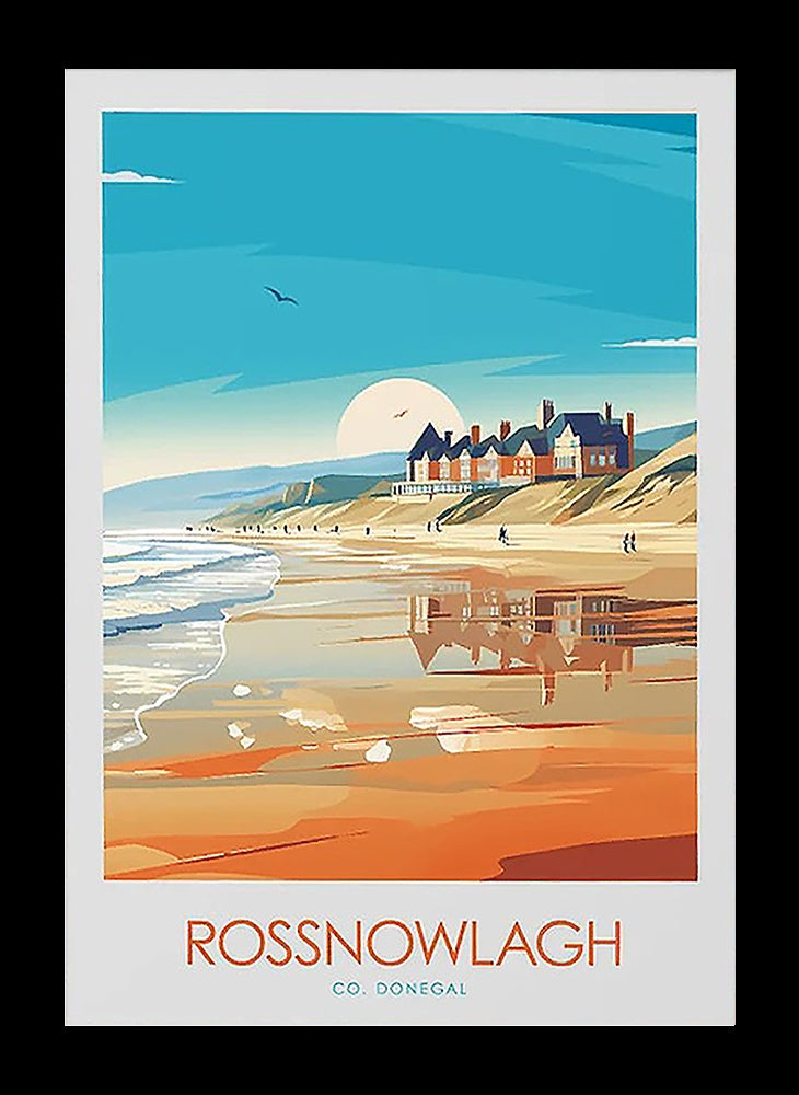 Co Donegal - Rossnowlagh - Flat Black Frame