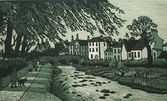 Linocut Print - Co Down Rostrevor 1996 Artist Proof