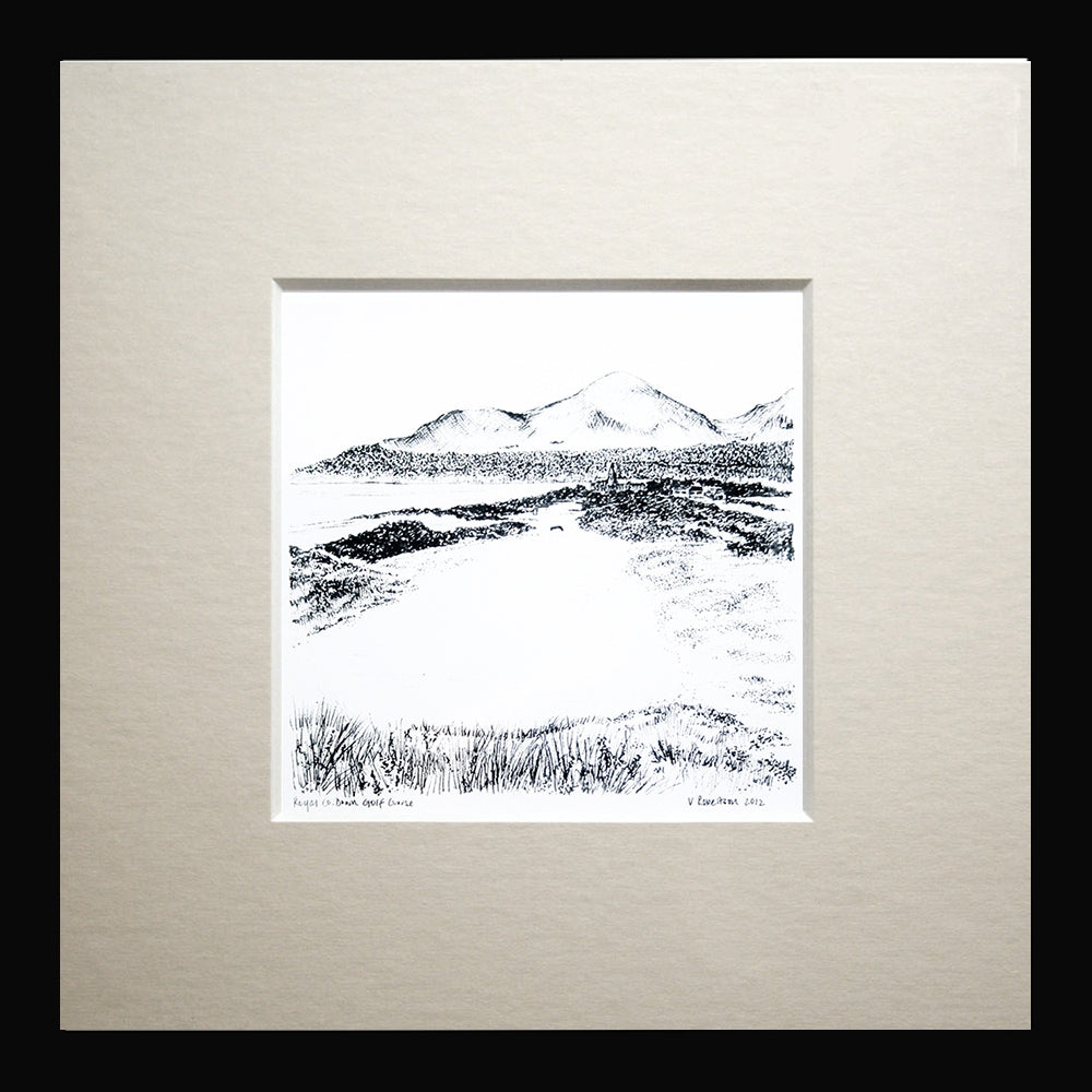 Royal Co Down Golf Club Framed