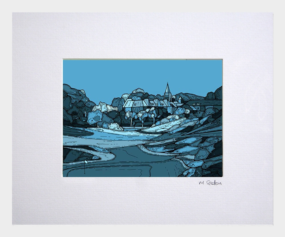 Royal Co Down-16 x 11.5 White Frame