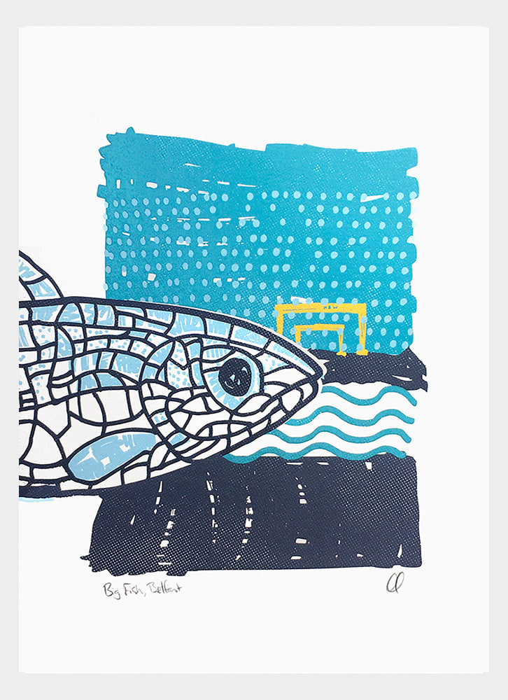 Salmon Of Knowledge White Frame (No Mount)