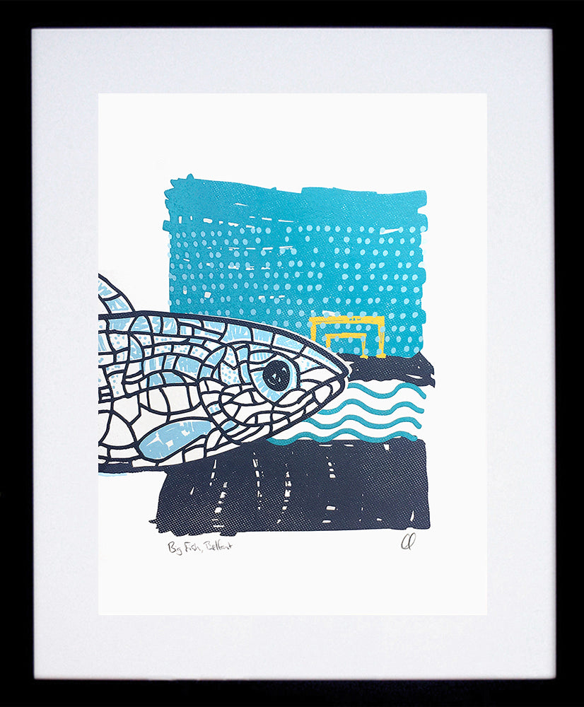 Salmon Of Knowledge Black Frame (With Mount)