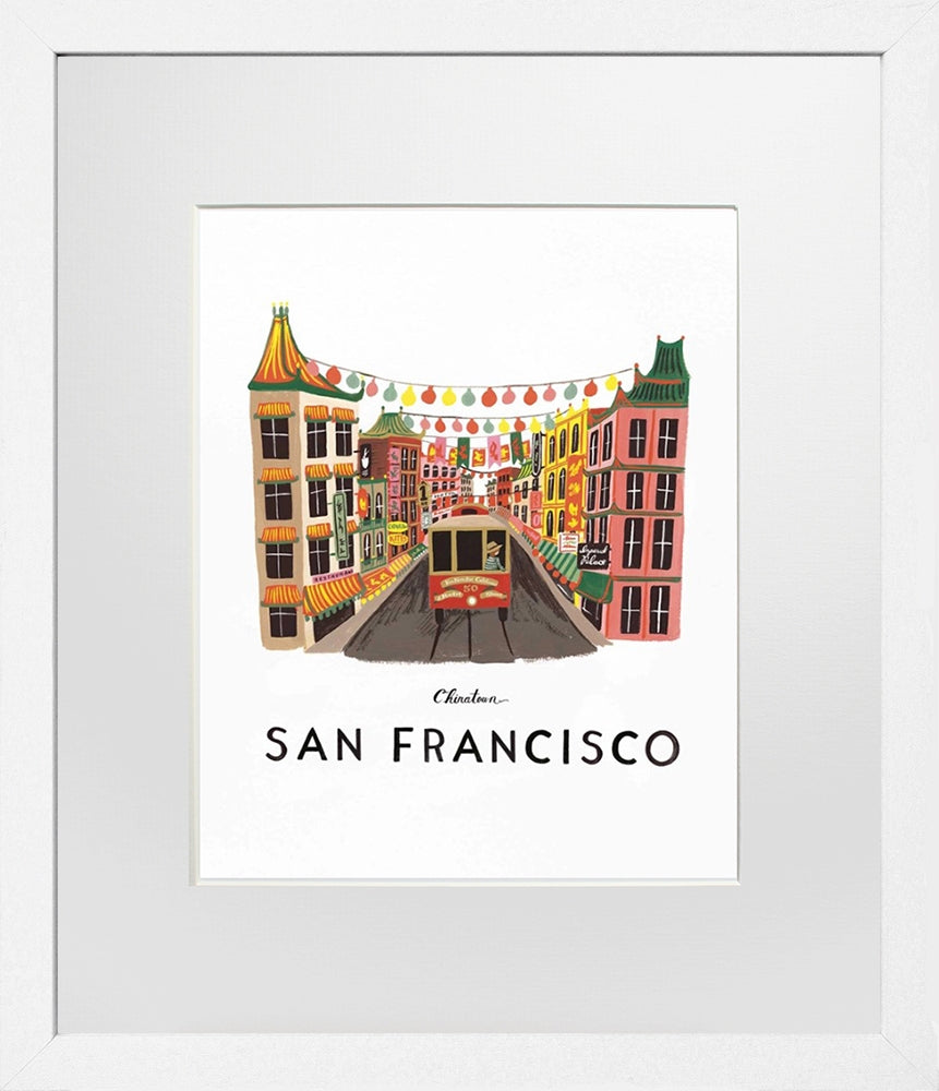 San Francisco White Frame