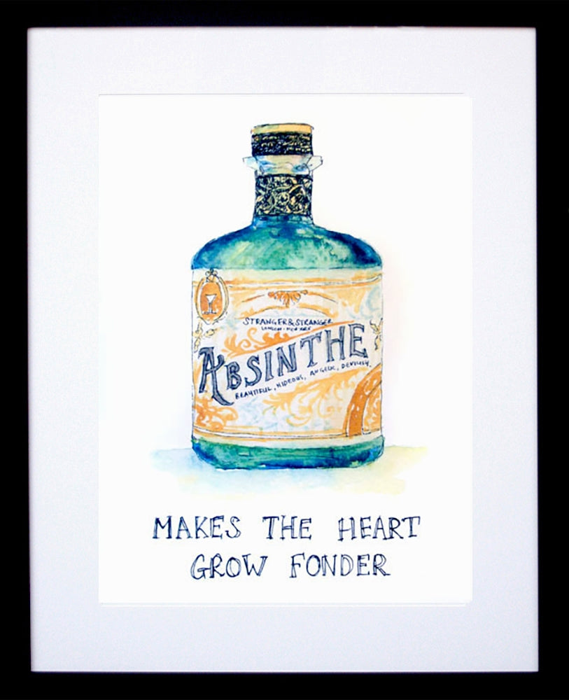 Drinks Liqueur - Absinthe Frame Black