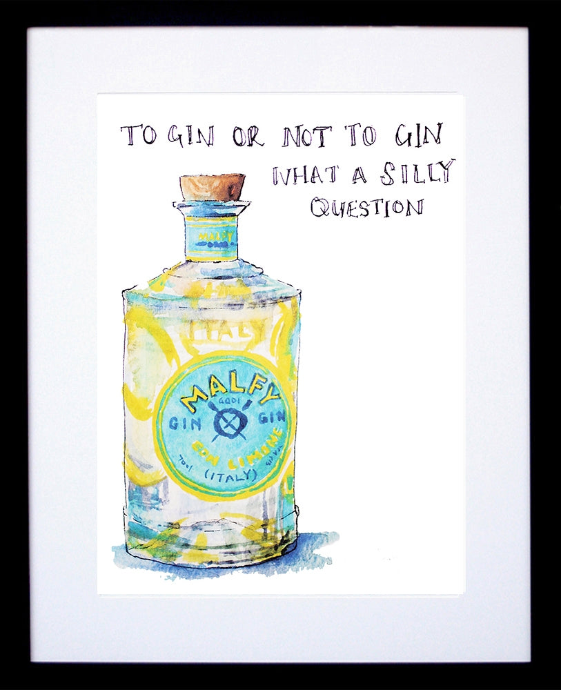 Drinks Gin - Malfy Frame Black