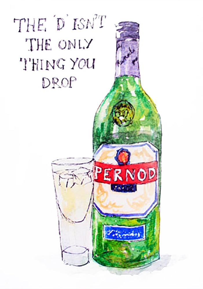 Drinks Liqueur - Pernod Unframed