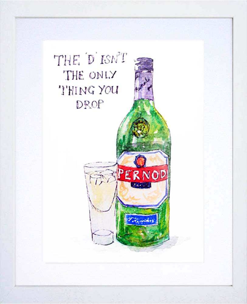 Drinks Liqueur - Pernod White Frame
