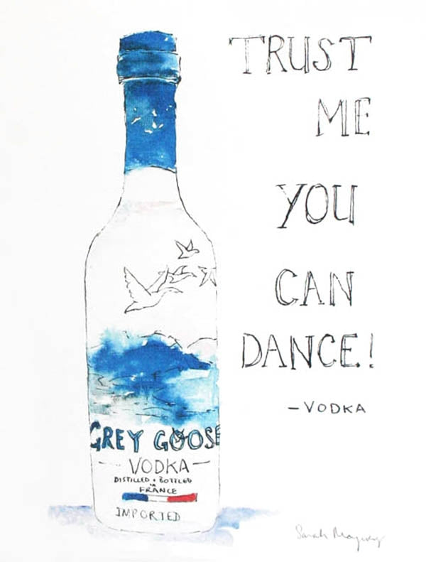 Drinks Vodka - Grey Goose Unframed