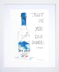 Drinks Vodka - Grey Goose White Frame