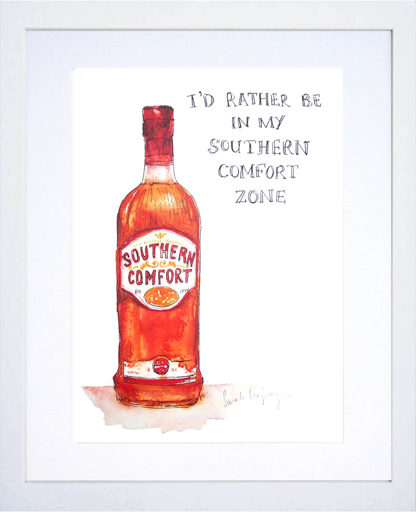 Drinks Liqueur - Southern Comfort White Frame