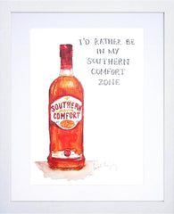Drinks Liqueur - Southern Comfort White Frame