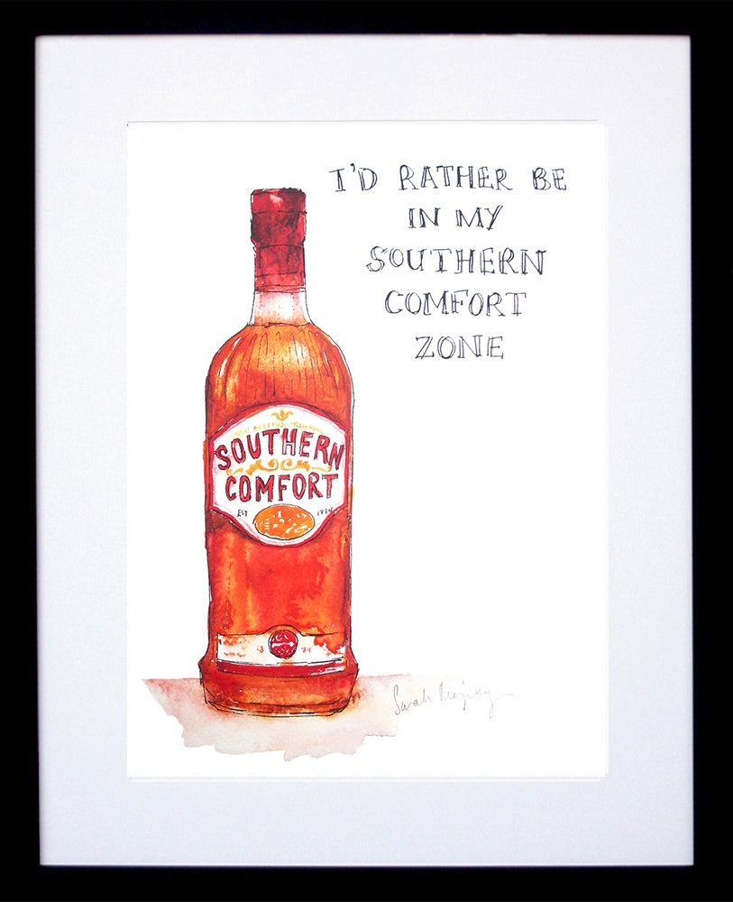 Drinks Liqueur - Southern Comfort Frame Black