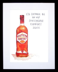 Drinks Liqueur - Southern Comfort Frame Black
