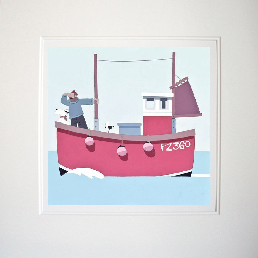 Life On The Ocean Wave Unframed