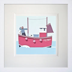 Life On The Ocean Wave Framed