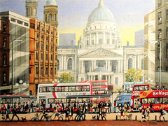 Print - Saturday Shoppers, Belfast