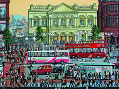 Saturday Shoppers On Royal Avenue (Print) Unframed
