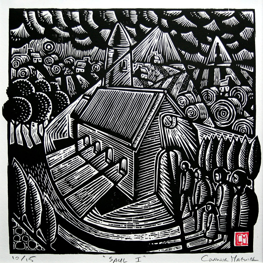 Linoprint - Saul I