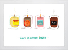 Scents Of Northern Ireland Flat White Frame