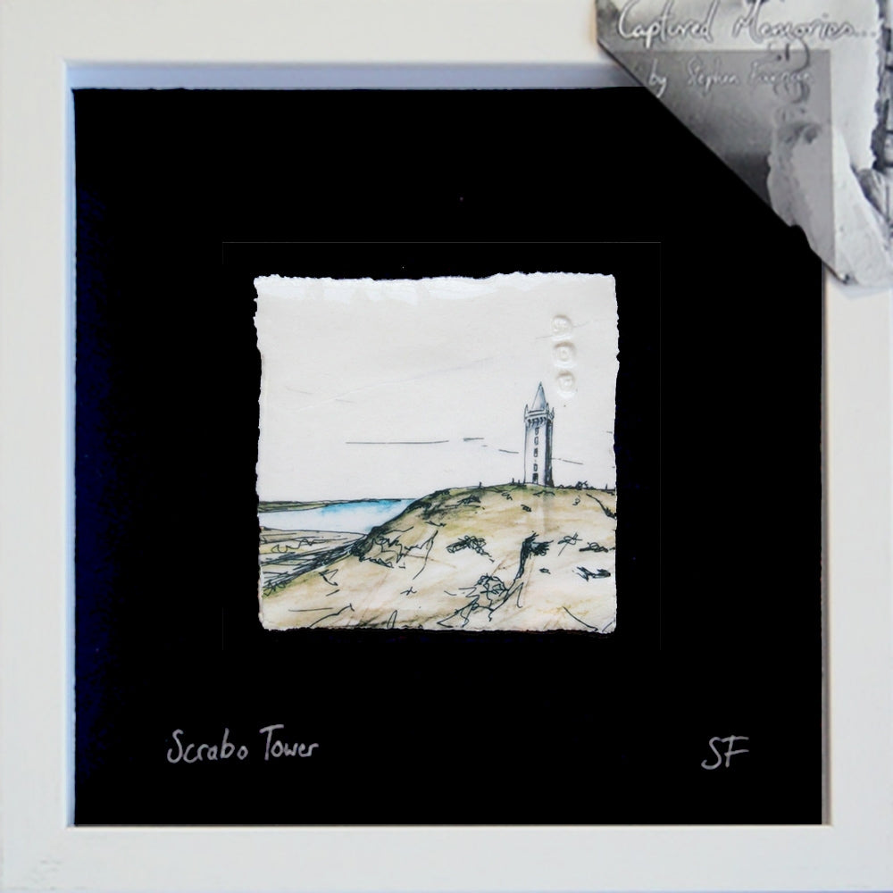 Memories - Scrabo Tower Framed 16x16