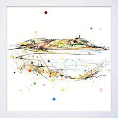 Print Open Edition Landscapes - Scrabo-30 x 30-White Box Frame (No Mount)