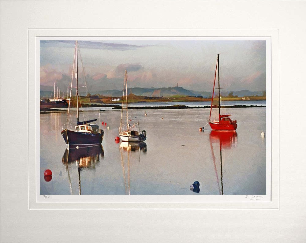 Co Down - Scrabo from Sketrick Unframed 60x47.5