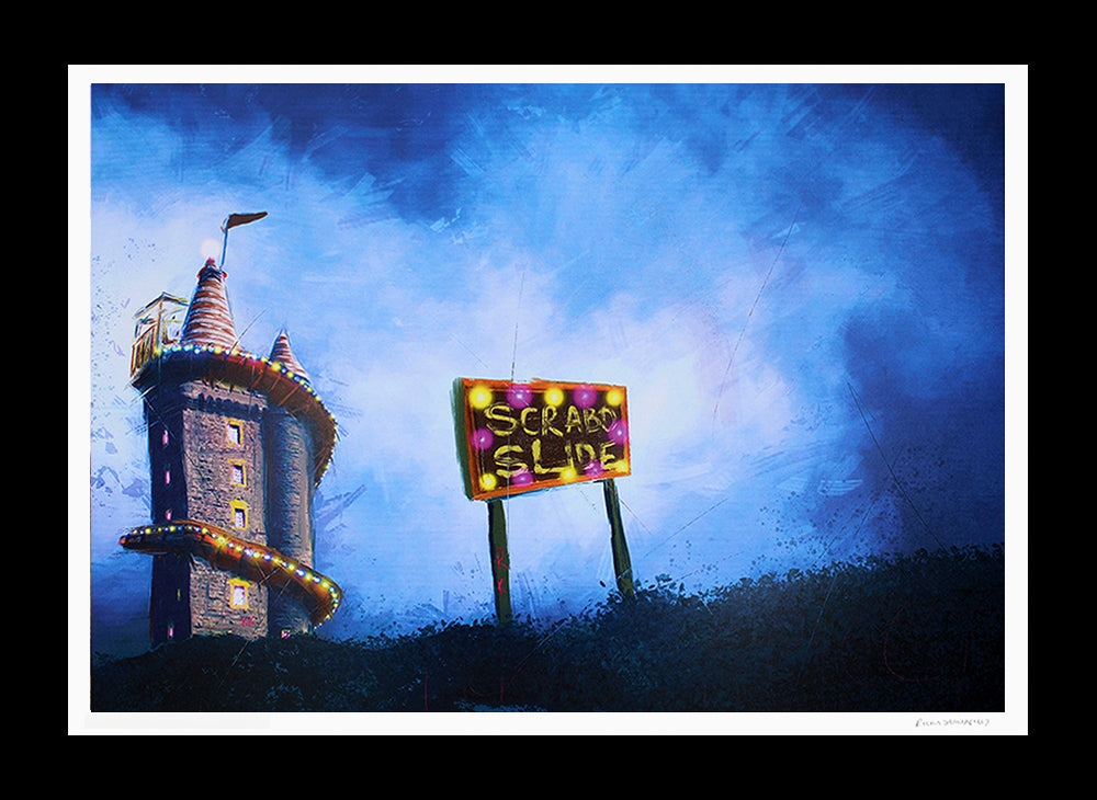 Scrabo Slide - Flat Black Frame