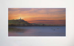 Co Down - Scrabo Sunset from Island Hill Unframed