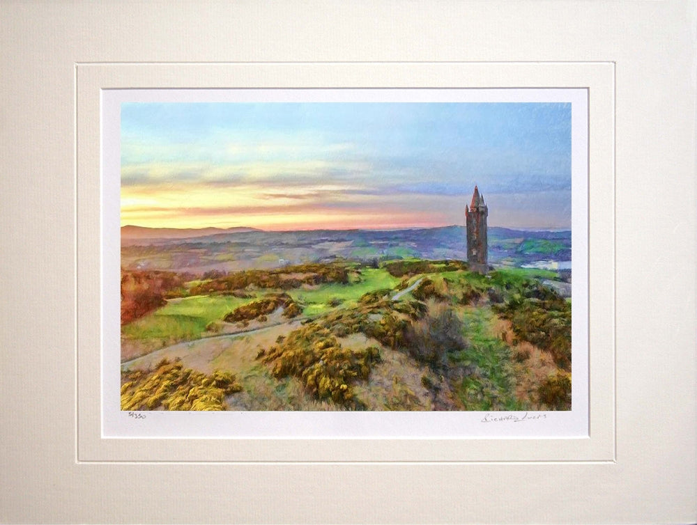 Co Down - Scrabo Towards Belfast Unframed 40X30