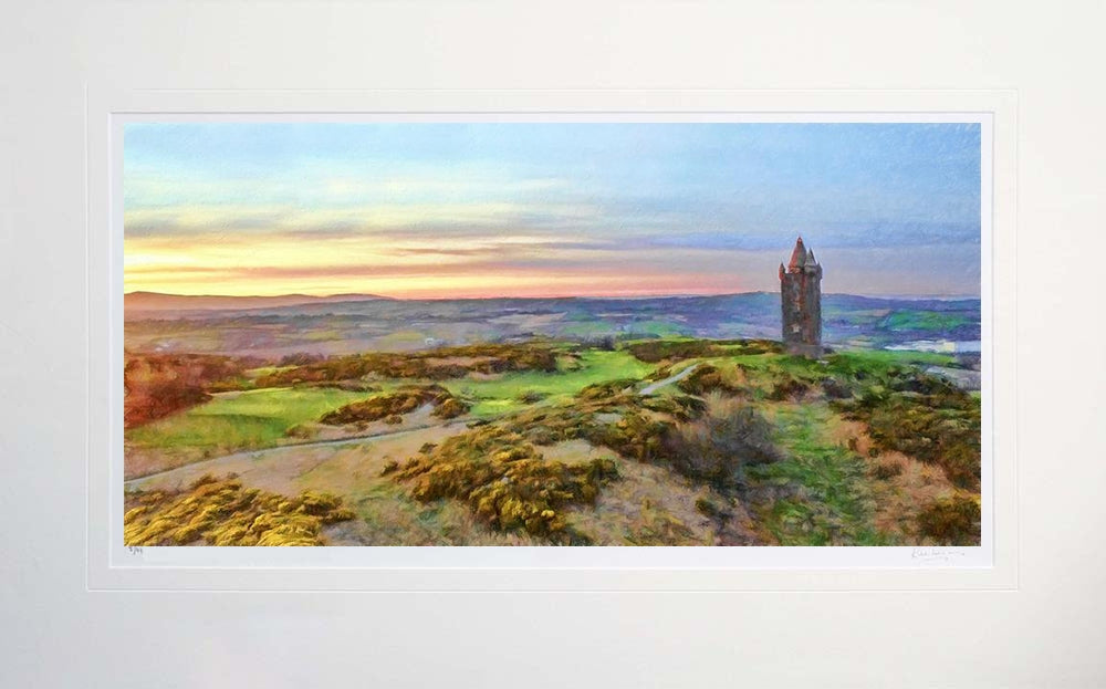 Co Down - Scrabo Towards Belfast Unframed 71x45