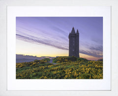 Co Down - Scrabo Tower Frame White