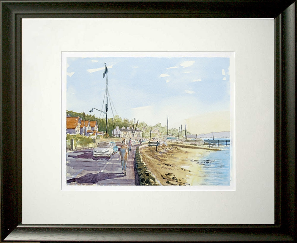 Sea Front Road Holywood Framed